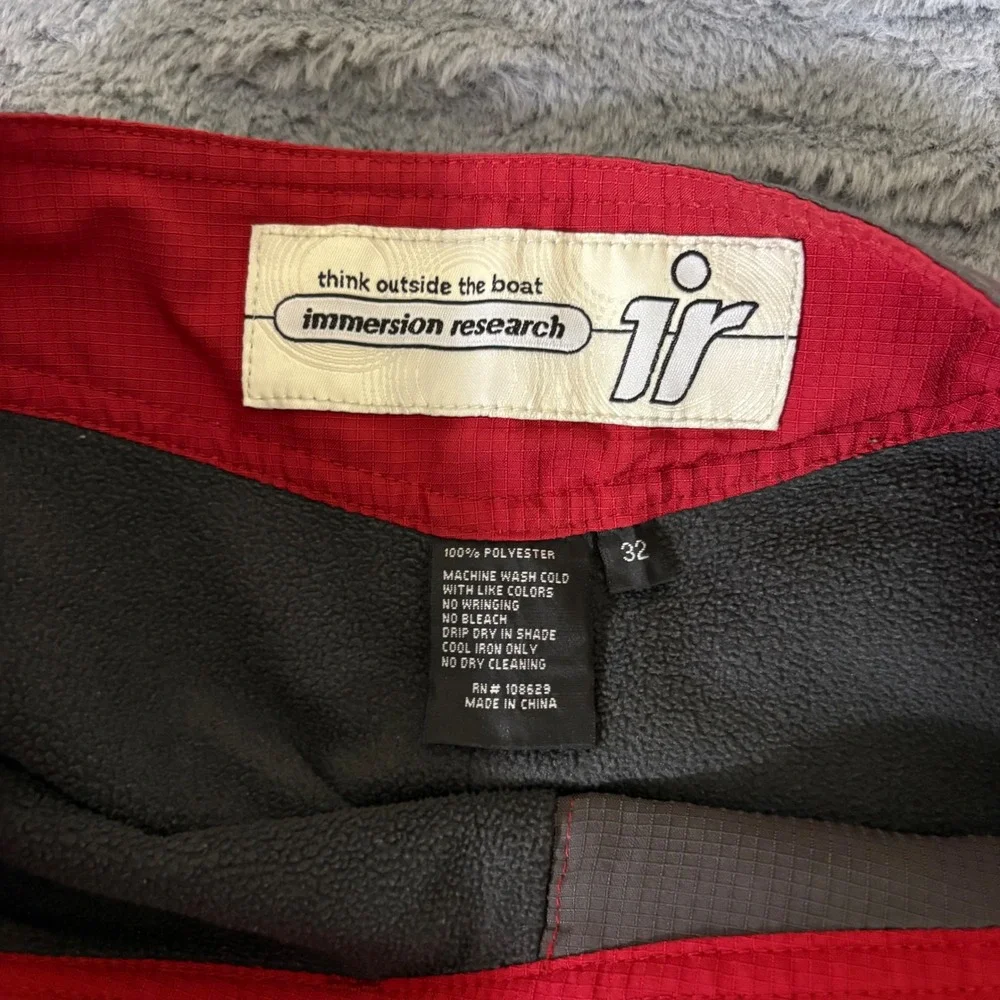 Immersion Research Fleece Lined Ripstop Board Shorts Mens 32 Brown Kayak Rafting